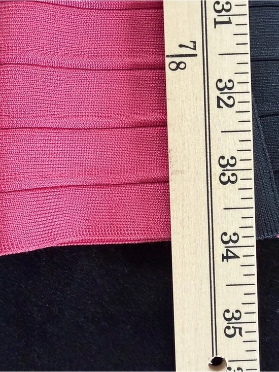 paparazzi Pink, Orange & Black Bandage Midi Dress Size S - Picture 14 of 14